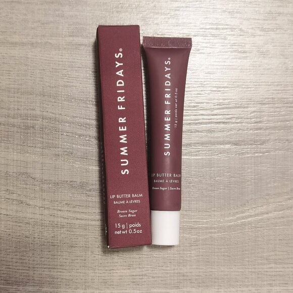 2Pcs:Brown Sugar/Summer Fridays Lip Butter Balm/New - Picture 2 of 3